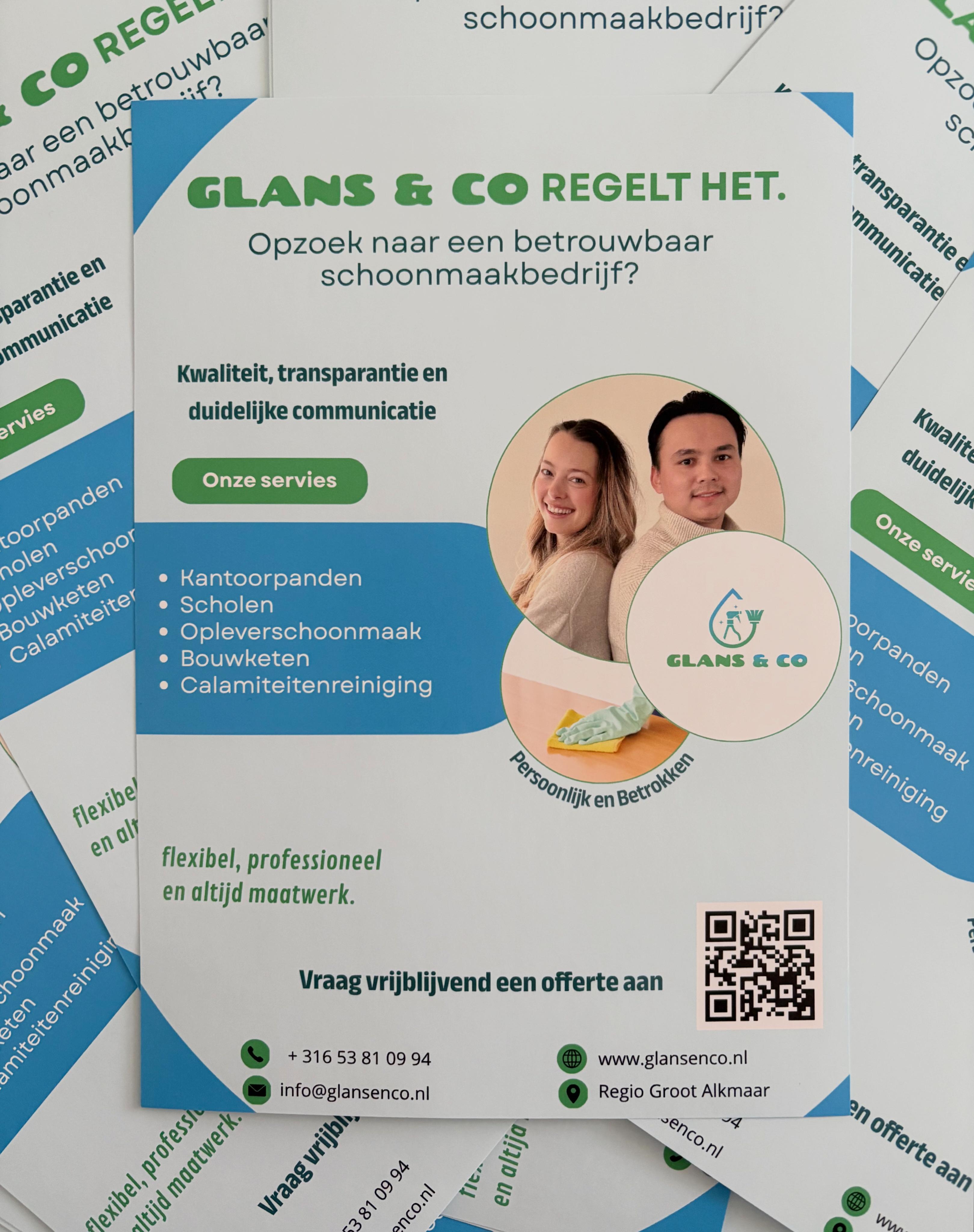 Glans & Co — Regelt Het. Flyer